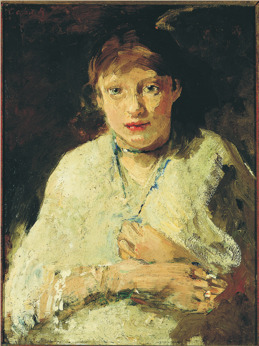 Portret Jonge Vrouw. Collectie Singer Laren
